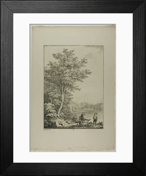 Framed Print : Plate 34 from Blatt Baum und Landschafts Studien, c.1810. Creator: Lorenz Ekemann Alesson Framed Print : Plate 34 from Blatt Baum und Landschafts Studien, c.1810. Creator: Lorenz Ekemann Alesson