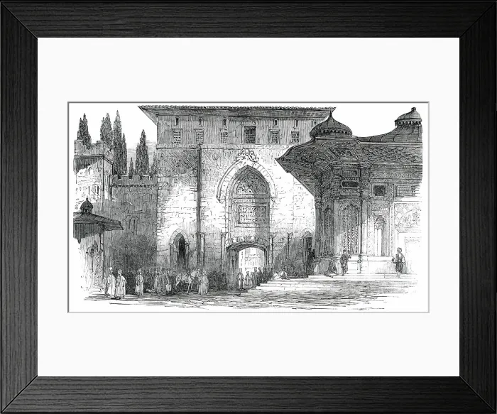 Framed Print : Panorama of Constantinople and the Dardanelles - the Sublime Porte, 1850. Creator: Unknown Framed Print : Panorama of Constantinople and the Dardanelles - the Sublime Porte, 1850. Creator: Unknown