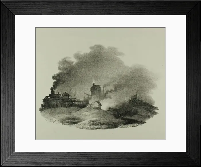 Framed Print : Near Wellington, Shropshire, 1821. Creator: Francis Nicholson Framed Print : Near Wellington, Shropshire, 1821. Creator: Francis Nicholson