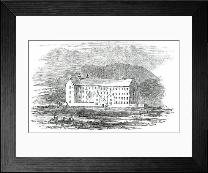 Framed Print : The Workhouse, Clifden, 1850. Creator: Unknown Framed Print : The Workhouse, Clifden, 1850. Creator: Unknown