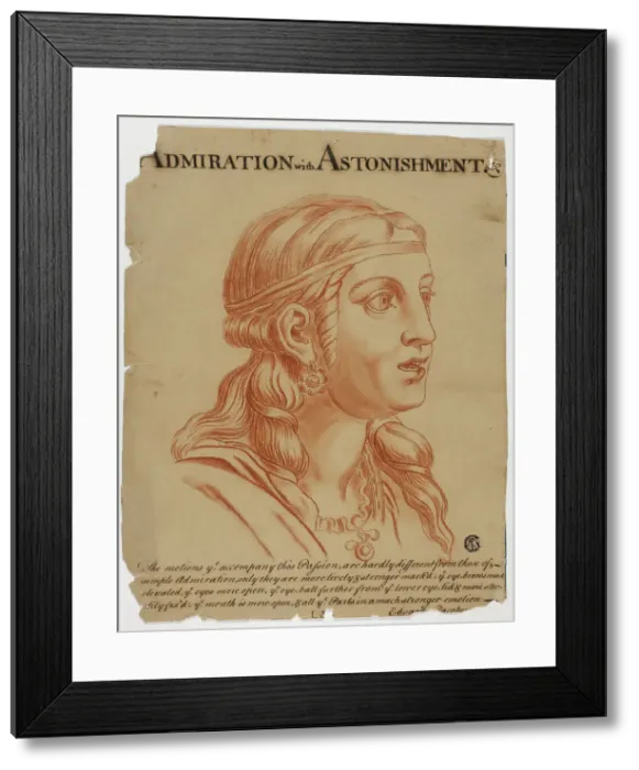 Framed Print : Admiration with Astonishment, after 1698. Creator: Eduardus Jacobus Framed Print : Admiration with Astonishment, after 1698. Creator: Eduardus Jacobus