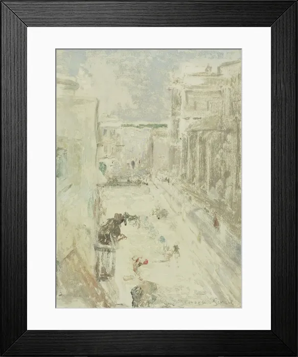 Framed Print : Street in Seville, 1905. Creator: Charles Conder Framed Print : Street in Seville, 1905. Creator: Charles Conder