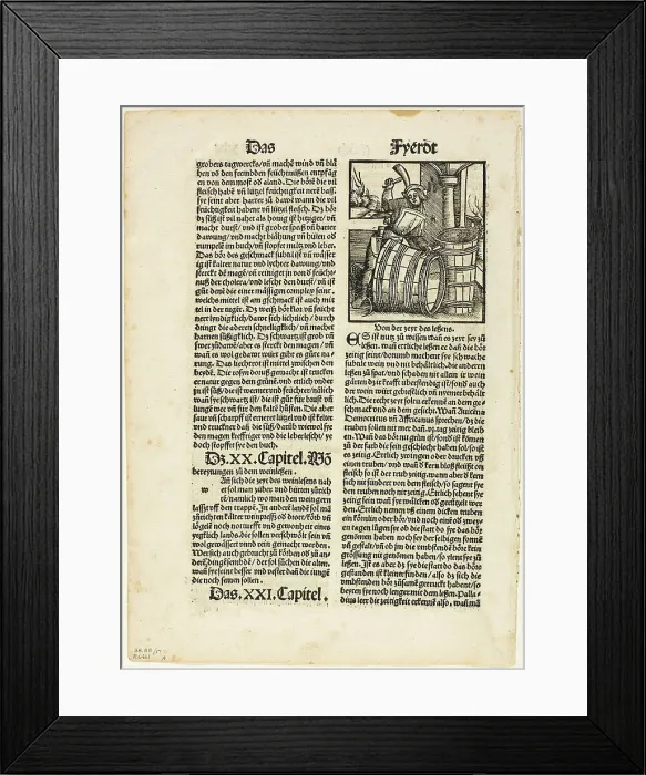 Framed Print : Illustration from Von dem nutz der ding, plate seventeen from Woodcuts... 1518, assembled...1937. Creators: Unknown, Max Geisberg Framed Print : Illustration from Von dem nutz der ding, plate seventeen from Woodcuts... 1518, assembled...1937. Creators: Unknown, Max Geisberg