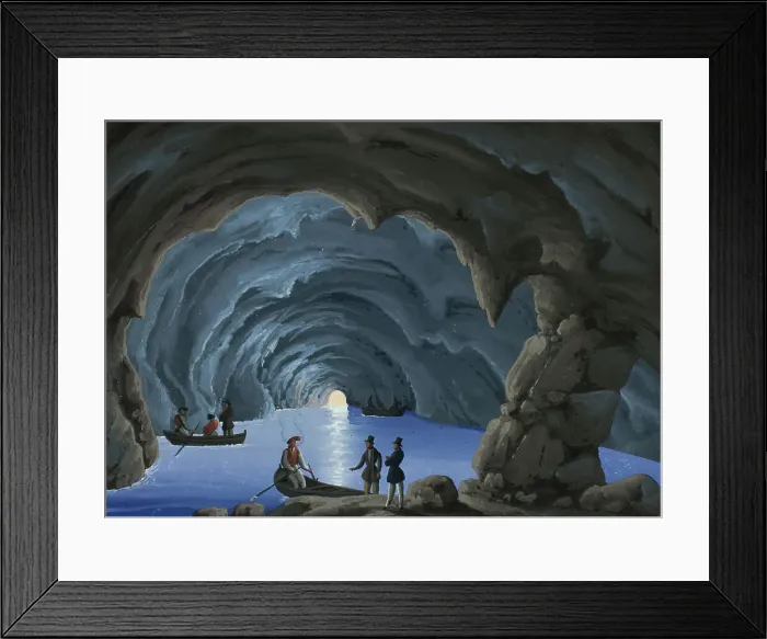 Framed Print : Grotto Scene, n.d. Creator: Unknown Framed Print : Grotto Scene, n.d. Creator: Unknown