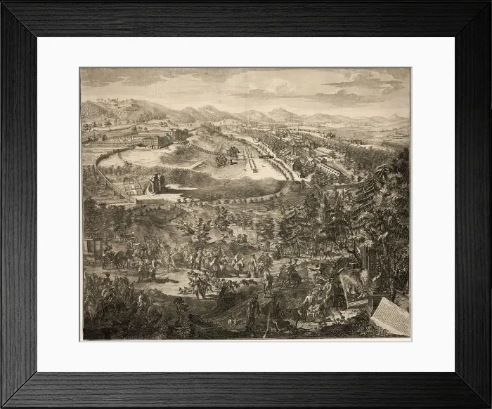 Framed Print : Kuks Baden, Bohemia, c. 1725. Creators: Unknown, Johann Christian Müller Framed Print : Kuks Baden, Bohemia, c. 1725. Creators: Unknown, Johann Christian Müller