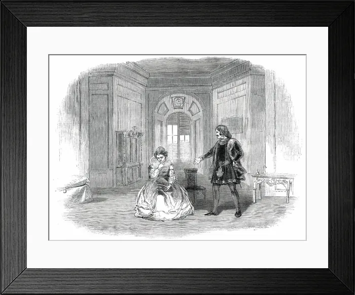 Framed Print : Scene from the Legend of Florence, at Sadler's Wells Theatre, 1850. Creator: Unknown. Scene from the Legend of Florence, at Sadler's Wells Theatre, 1850. Creator: Unknown Framed Print : Scene from the Legend of Florence, at Sadler's Wells Theatre, 1850. Creator: Unknown. Scene from the Legend of Florence, at Sadler's Wells Theatre, 1850. Creator: Unknown