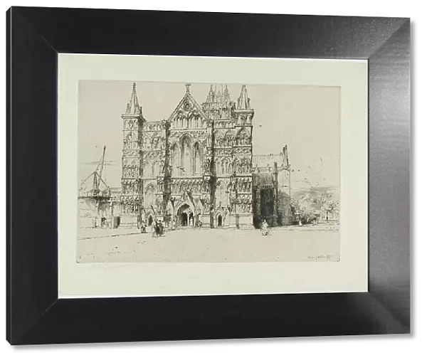 Salisbury Cathedral, 1897. Creator: Charles John Watson