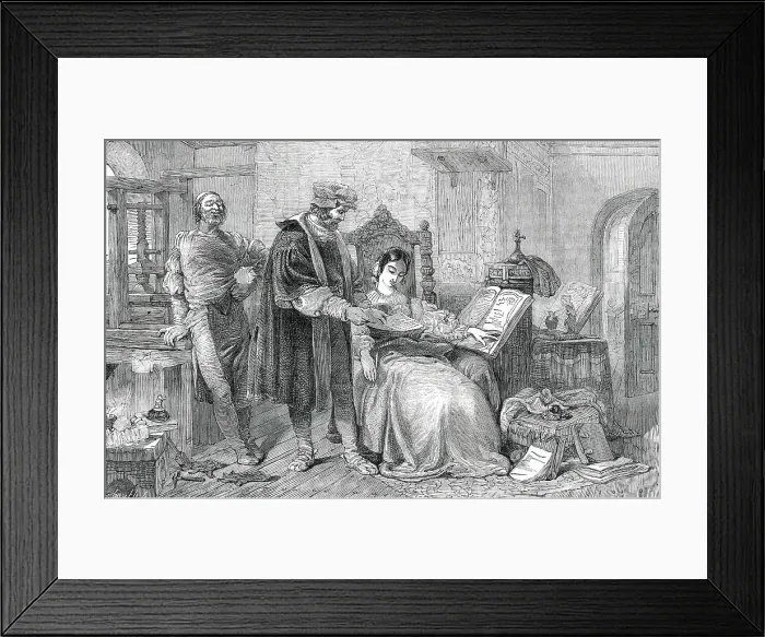 Framed Print : British Institution Exhibition - The First Impression - painted by H. Selous, 1850. Creator: Smyth. British Institution Exhibition - The First Impression - painted by H. Selous, 1850. Creator: Smyth Framed Print : British Institution Exhibition - The First Impression - painted by H. Selous, 1850. Creator: Smyth. British Institution Exhibition - The First Impression - painted by H. Selous, 1850. Creator: Smyth