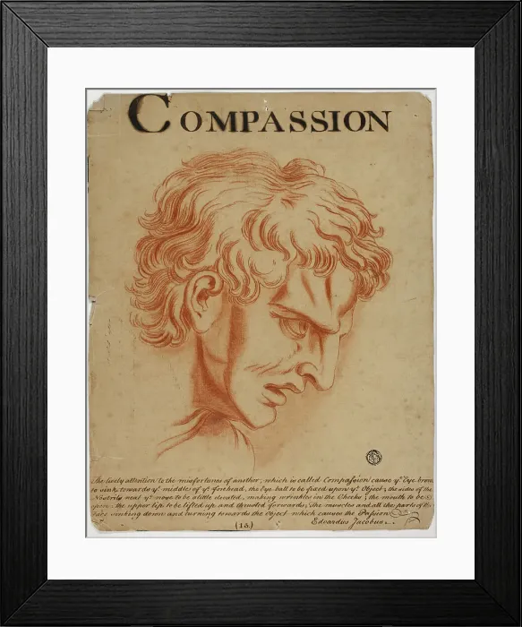 Framed Print : Compassion, after 1698. Creator: Eduardus Jacobus