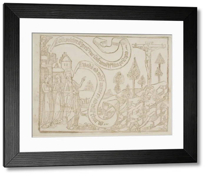 Framed Print : Page from the Canticum Canticorum (The Song of Solomon), ca. 1469-70. Creator: Unknown Framed Print : Page from the Canticum Canticorum (The Song of Solomon), ca. 1469-70. Creator: Unknown