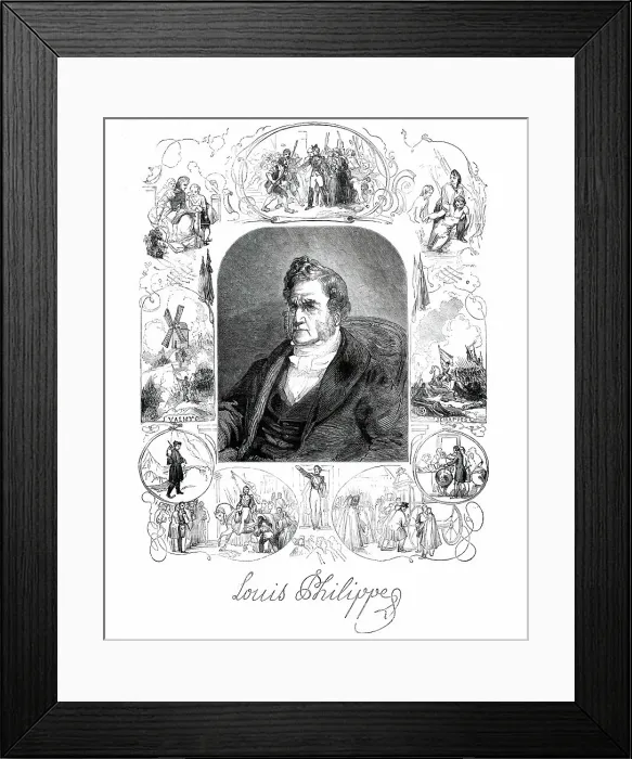Framed Print : The late Louis-Philippe, Ex-King of the French, 1850. Creator: Harvey Orrin Smith Framed Print : The late Louis-Philippe, Ex-King of the French, 1850. Creator: Harvey Orrin Smith