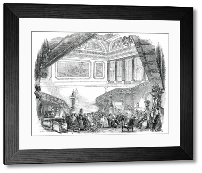 Framed Print : Meeting of the Ladies Committee...in Aid of the Great Exhibition... 1850. Creator: Smyth Framed Print : Meeting of the Ladies Committee...in Aid of the Great Exhibition... 1850. Creator: Smyth