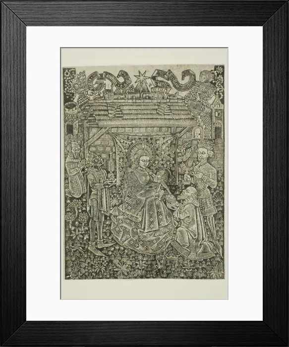 Framed Print : Adoration of the Magi, 1425-50. Creator: Unknown Framed Print : Adoration of the Magi, 1425-50. Creator: Unknown