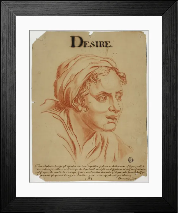 Framed Print : Desire, after 1698. Creator: Eduardus Jacobus Framed Print : Desire, after 1698. Creator: Eduardus Jacobus