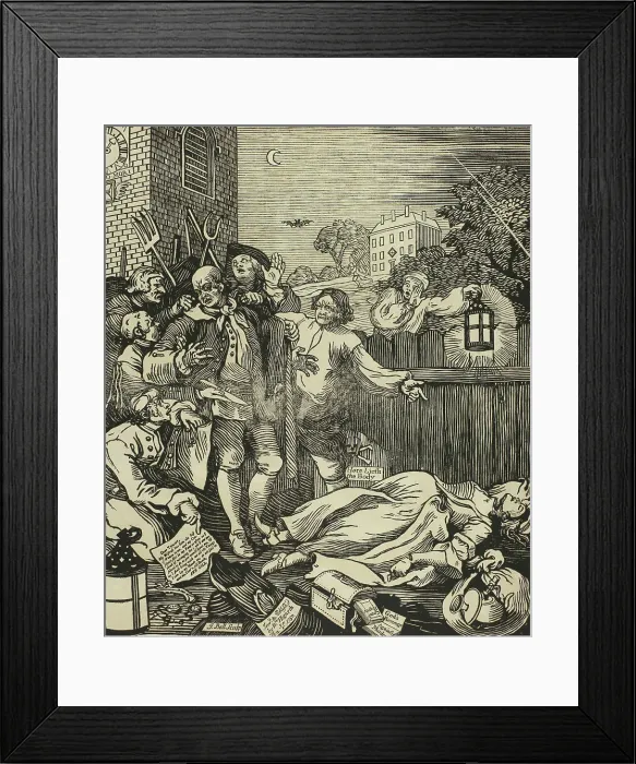 Framed Print : Cruelty in Perfection, 1750. Creator: John Bell Framed Print : Cruelty in Perfection, 1750. Creator: John Bell