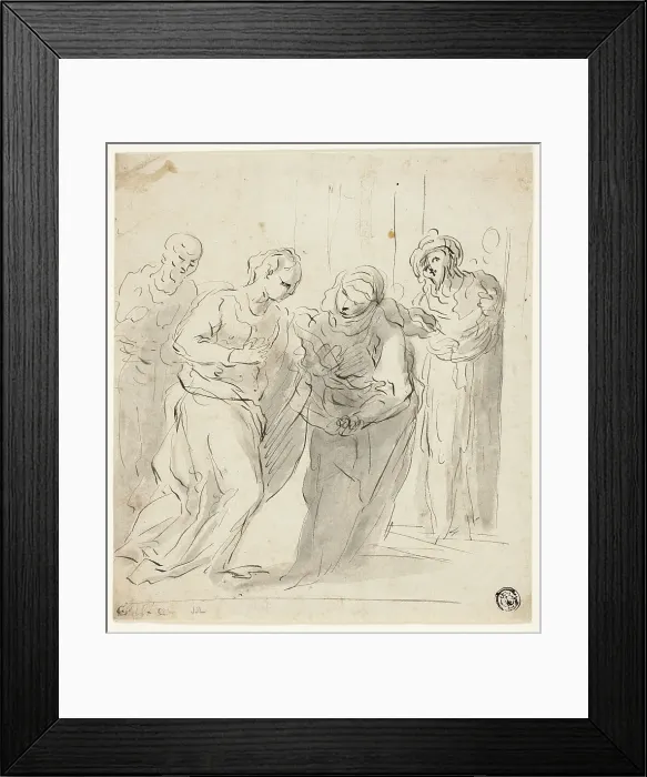 Framed Print : Visitation, n.d. Creator: Unknown Framed Print : Visitation, n.d. Creator: Unknown