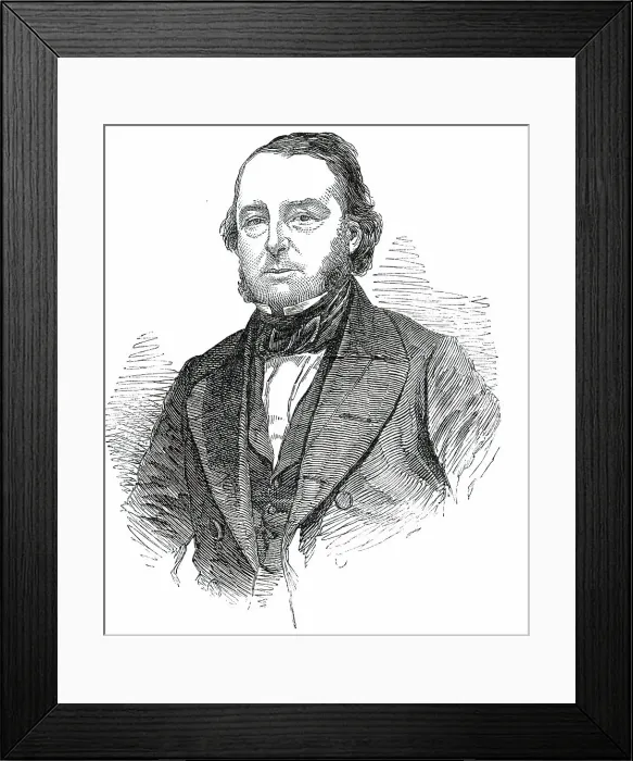 Framed Print : Mr. Alderman Kershaw, M.P. for Stockport, 1850. Creator: Unknown Framed Print : Mr. Alderman Kershaw, M.P. for Stockport, 1850. Creator: Unknown
