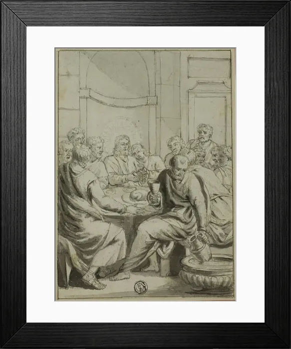 Framed Print : The Last Supper, n.d. Creator: Unknown Framed Print : The Last Supper, n.d. Creator: Unknown