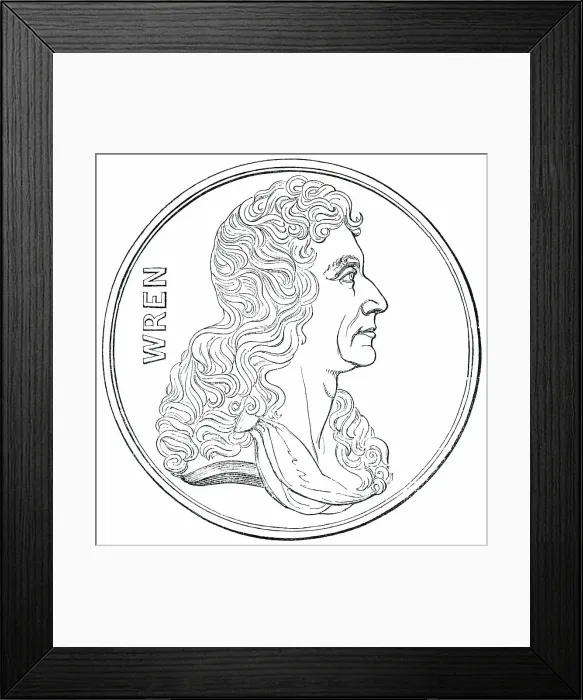 Framed Print : Obverse of the Wren Medal, 1850. Creator: Unknown. Obverse of the Wren Medal, 1850. Creator: Unknown Framed Print : Obverse of the Wren Medal, 1850. Creator: Unknown. Obverse of the Wren Medal, 1850. Creator: Unknown