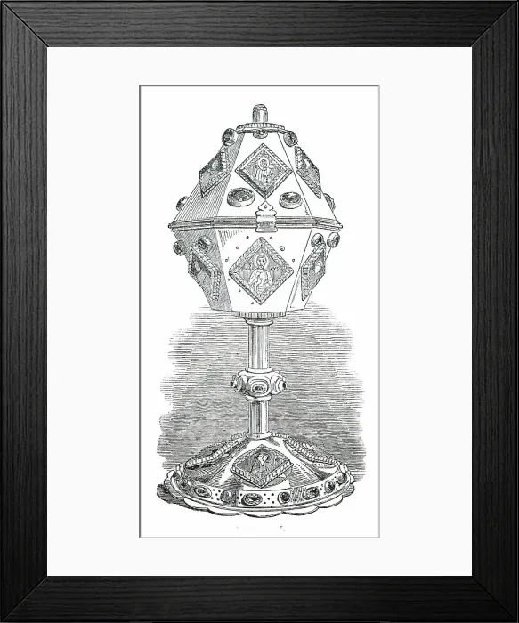 Framed Print : Ciborium, 1850. Creator: Unknown Framed Print : Ciborium, 1850. Creator: Unknown