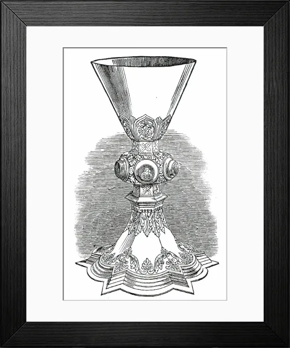 Framed Print : No. 41. Italian Chalice - 15th Century, 1850. Creator: Unknown Framed Print : No. 41. Italian Chalice - 15th Century, 1850. Creator: Unknown
