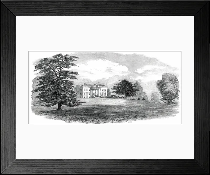 Framed Print : Funeral of Louis-Philippe - the Procession leaving the Palace at Claremont, 1850. Creator: Smyth Framed Print : Funeral of Louis-Philippe - the Procession leaving the Palace at Claremont, 1850. Creator: Smyth