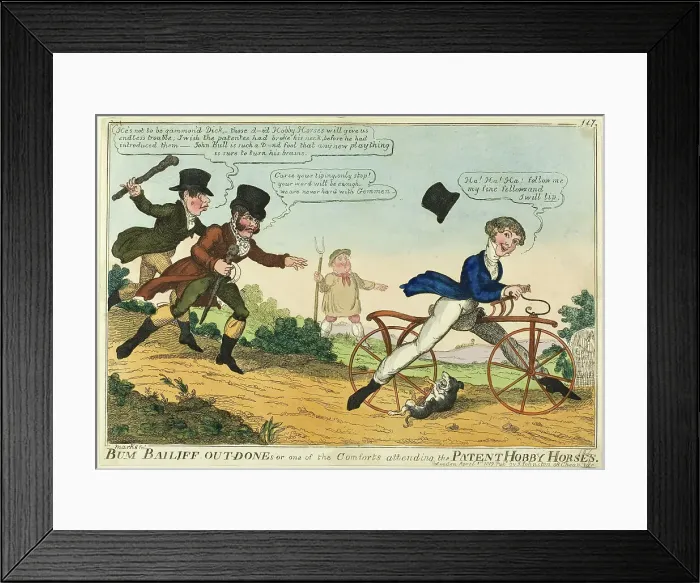 Framed Print : Bum Bailiff Out-Dones, April 1, 1819. Creator: JL Marks Framed Print : Bum Bailiff Out-Dones, April 1, 1819. Creator: JL Marks