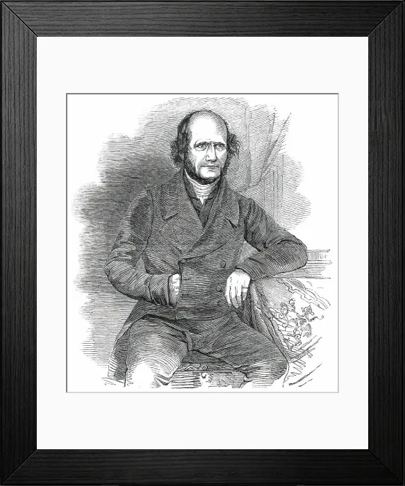 Framed Print : D. Jaup, President of the Peace Congress, 1850. Creator: Unknown Framed Print : D. Jaup, President of the Peace Congress, 1850. Creator: Unknown