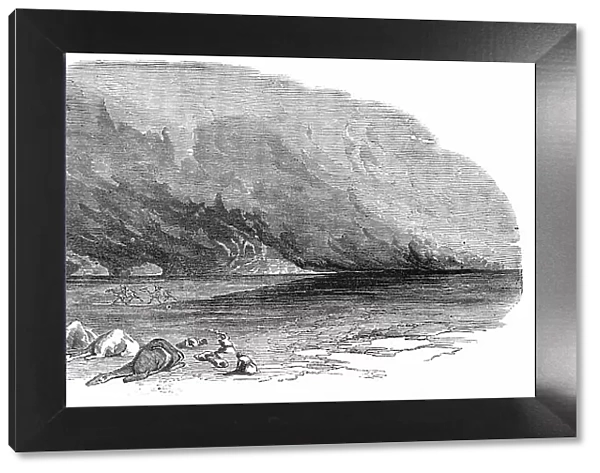 Panorama of the Nile - The Simoom, 1850. Creator:s Read