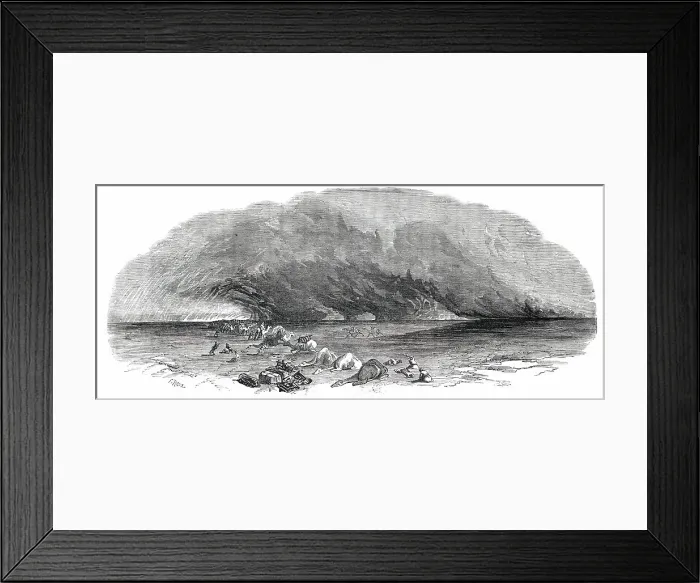 Framed Print : Panorama of the Nile - The Simoom, 1850. Creator:s Read Framed Print : Panorama of the Nile - The Simoom, 1850. Creator:s Read