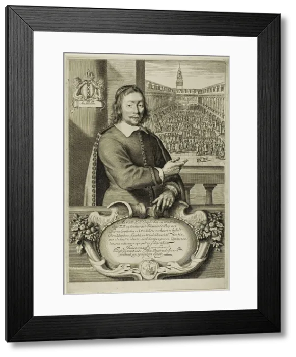 Framed Print : John de Paep, n.d. Creator: Cornelis de Visscher Framed Print : John de Paep, n.d. Creator: Cornelis de Visscher