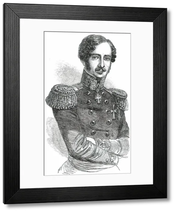 Framed Print : Christian Julius de Meza, Major-General, and Commander-in-Chief of the Danish Artillery, 1850. Creator: Unknown Framed Print : Christian Julius de Meza, Major-General, and Commander-in-Chief of the Danish Artillery, 1850. Creator: Unknown