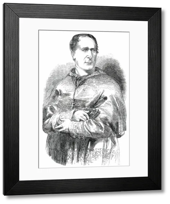 Framed Print : The Right Rev. Dr. M'Hale, Archbishop of Tuam, 1850. Creator: Unknown Framed Print : The Right Rev. Dr. M'Hale, Archbishop of Tuam, 1850. Creator: Unknown