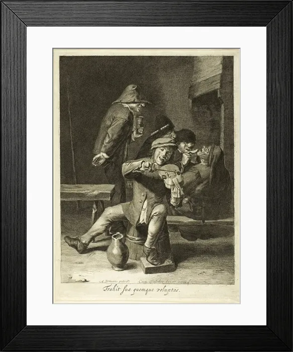 Framed Print : The Concert, 1651 / 58. Creator: Cornelis de Visscher Framed Print : The Concert, 1651 / 58. Creator: Cornelis de Visscher