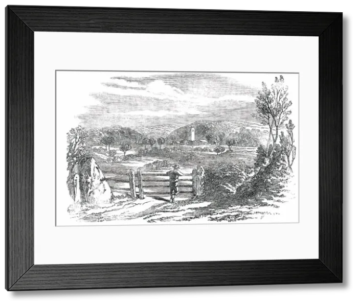 Framed Print : Brampford-Speke, Devon, 1850. Creator: Unknown Framed Print : Brampford-Speke, Devon, 1850. Creator: Unknown