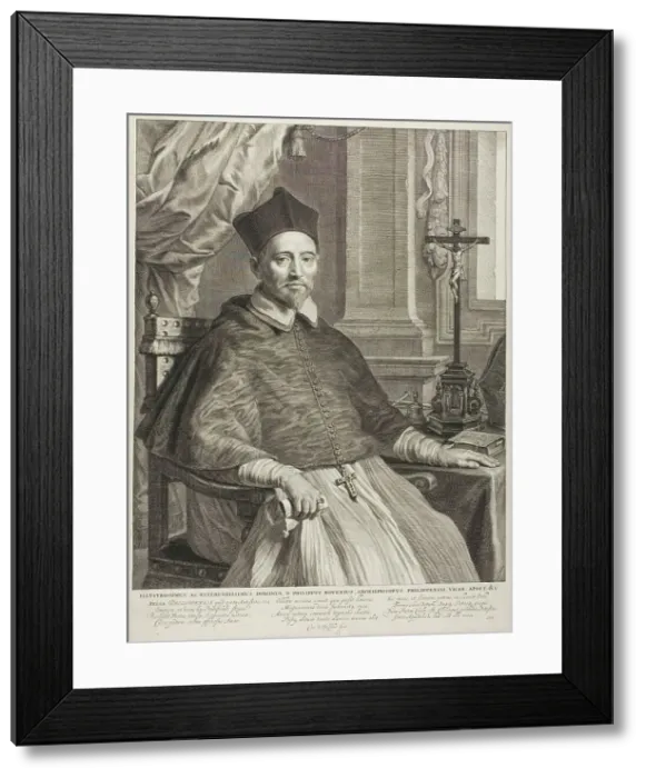 Framed Print : Philip Rovenius, n.d. Creator: Cornelis de Visscher Framed Print : Philip Rovenius, n.d. Creator: Cornelis de Visscher