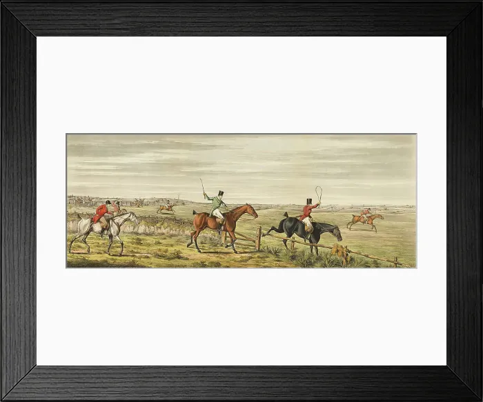 Framed Print : Symptoms of a Skurry, plate three from The Leicestershire Hunt, published 1825. Creator: John Dean Paul Framed Print : Symptoms of a Skurry, plate three from The Leicestershire Hunt, published 1825. Creator: John Dean Paul