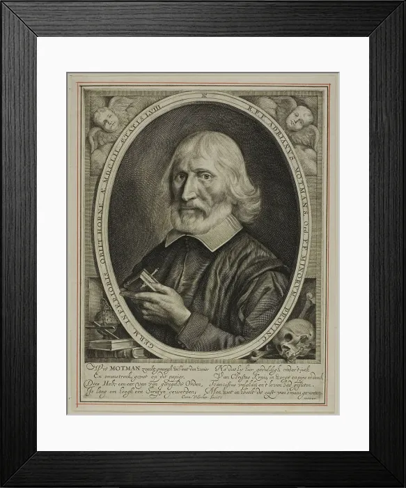 Framed Print : Adriaen Motmans, n.d. Creator: Cornelis de Visscher