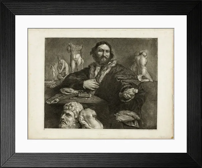 Framed Print : The Virtuoso, n.d. Creator: Cornelis de Visscher Framed Print : The Virtuoso, n.d. Creator: Cornelis de Visscher
