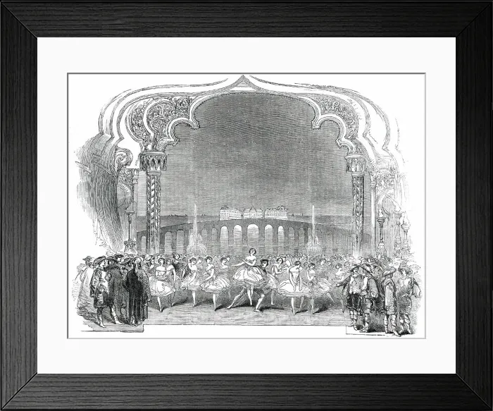 Framed Print : The Masquerade Scene from the New Ballet of Les Metamorphoses, 1850. Creator: Unknown. The Masquerade Scene from the New Ballet of Les Metamorphoses, 1850. Creator: Unknown Framed Print : The Masquerade Scene from the New Ballet of Les Metamorphoses, 1850. Creator: Unknown. The Masquerade Scene from the New Ballet of Les Metamorphoses, 1850. Creator: Unknown