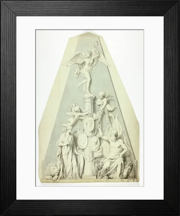 Framed Print : Design for a Monument to Sailors, n.d. Creator: John Bacon II Framed Print : Design for a Monument to Sailors, n.d. Creator: John Bacon II