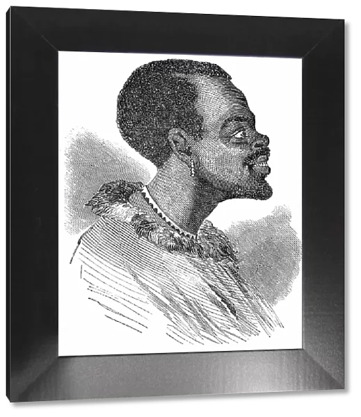 Amakosa Fingoe Man, 1850. Creator: Unknown