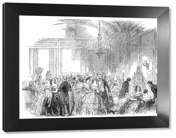 Lady John Russell's Assembly on Wednesday Evening, at Downing-Street - the Refreshment Room, 1850. Creator: Unknown