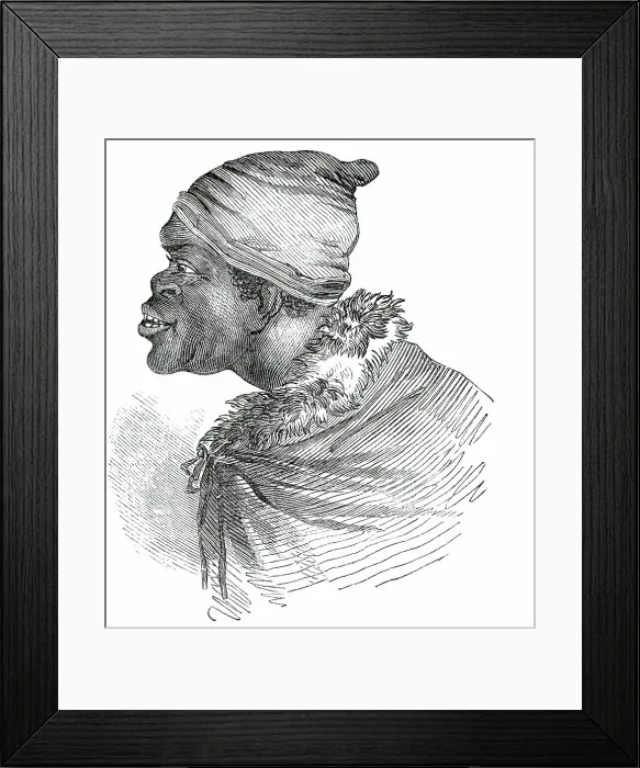 Framed Print : Bhutchuana Waggon Leader, 1850. Creator: Unknown Framed Print : Bhutchuana Waggon Leader, 1850. Creator: Unknown