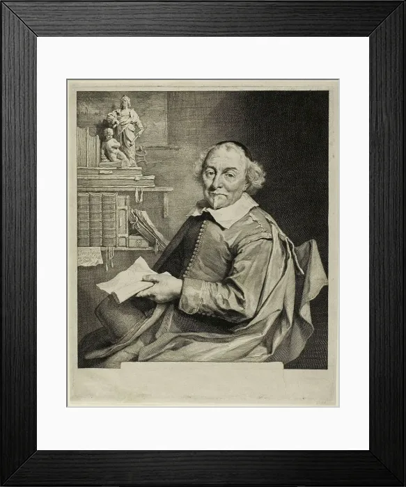 Framed Print : Vondel, n.d. Creator: Cornelis de Visscher Framed Print : Vondel, n.d. Creator: Cornelis de Visscher