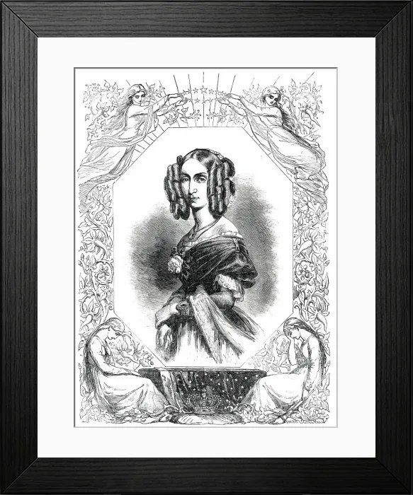Framed Print : The late Queen of the Belgians, from a drawing by M. Baugniet, 1850. Creator: Smith & Cheltnam. The late Queen of the Belgians, from a drawing by M. Baugniet, 1850. Creator: Smith & Cheltnam Framed Print : The late Queen of the Belgians, from a drawing by M. Baugniet, 1850. Creator: Smith & Cheltnam. The late Queen of the Belgians, from a drawing by M. Baugniet, 1850. Creator: Smith & Cheltnam