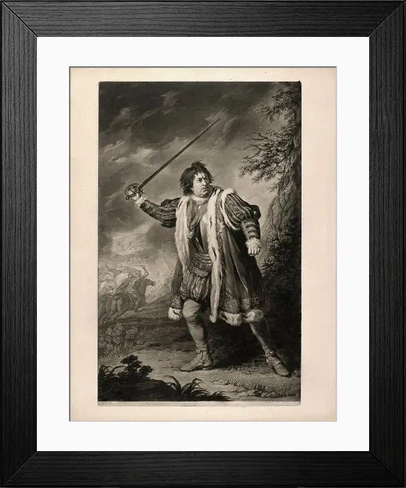 Framed Print : Mr. Garrick in Richard the Third, published April 28, 1772. Creator: John Dixon. Mr. Garrick in Richard the Third, published April 28, 1772. Creator: John Dixon Framed Print : Mr. Garrick in Richard the Third, published April 28, 1772. Creator: John Dixon. Mr. Garrick in Richard the Third, published April 28, 1772. Creator: John Dixon