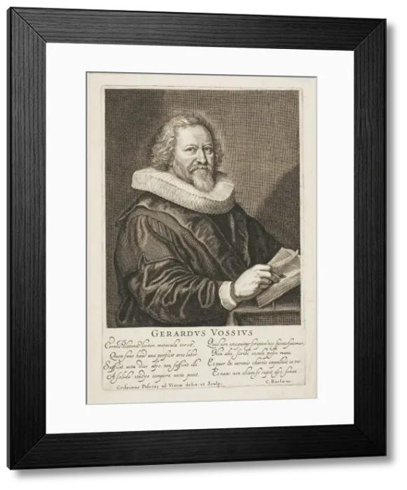 Framed Print : Gerardus Vossius, n.d. Creator: Crispijn de Passe Framed Print : Gerardus Vossius, n.d. Creator: Crispijn de Passe