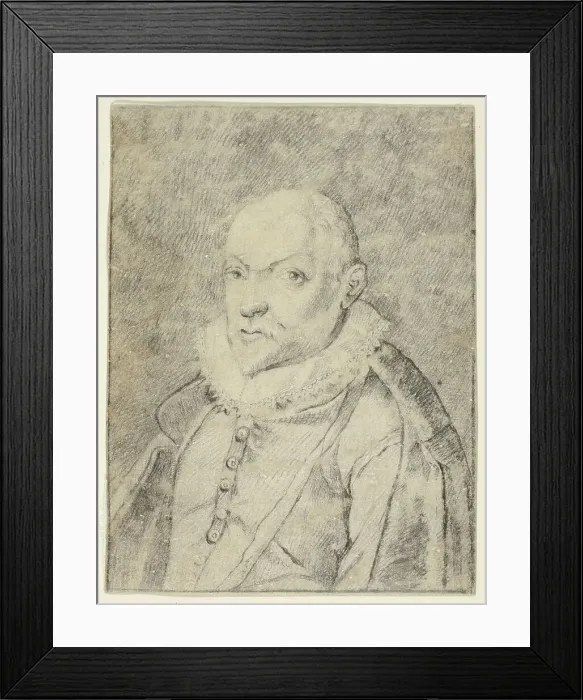 Framed Print : Bust Portrait of Man, n.d. Creator: Daniel de Blieck Framed Print : Bust Portrait of Man, n.d. Creator: Daniel de Blieck