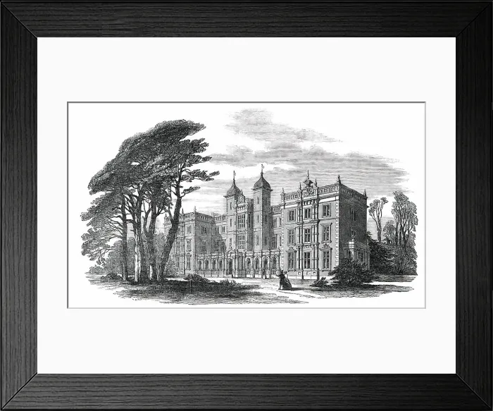 Framed Print : The Kneller Hall Training School, Whitton, 1850. Creator: Unknown Framed Print : The Kneller Hall Training School, Whitton, 1850. Creator: Unknown